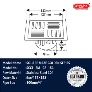 Square Maze Golden Series