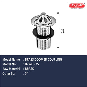Brass Doomed Coupling