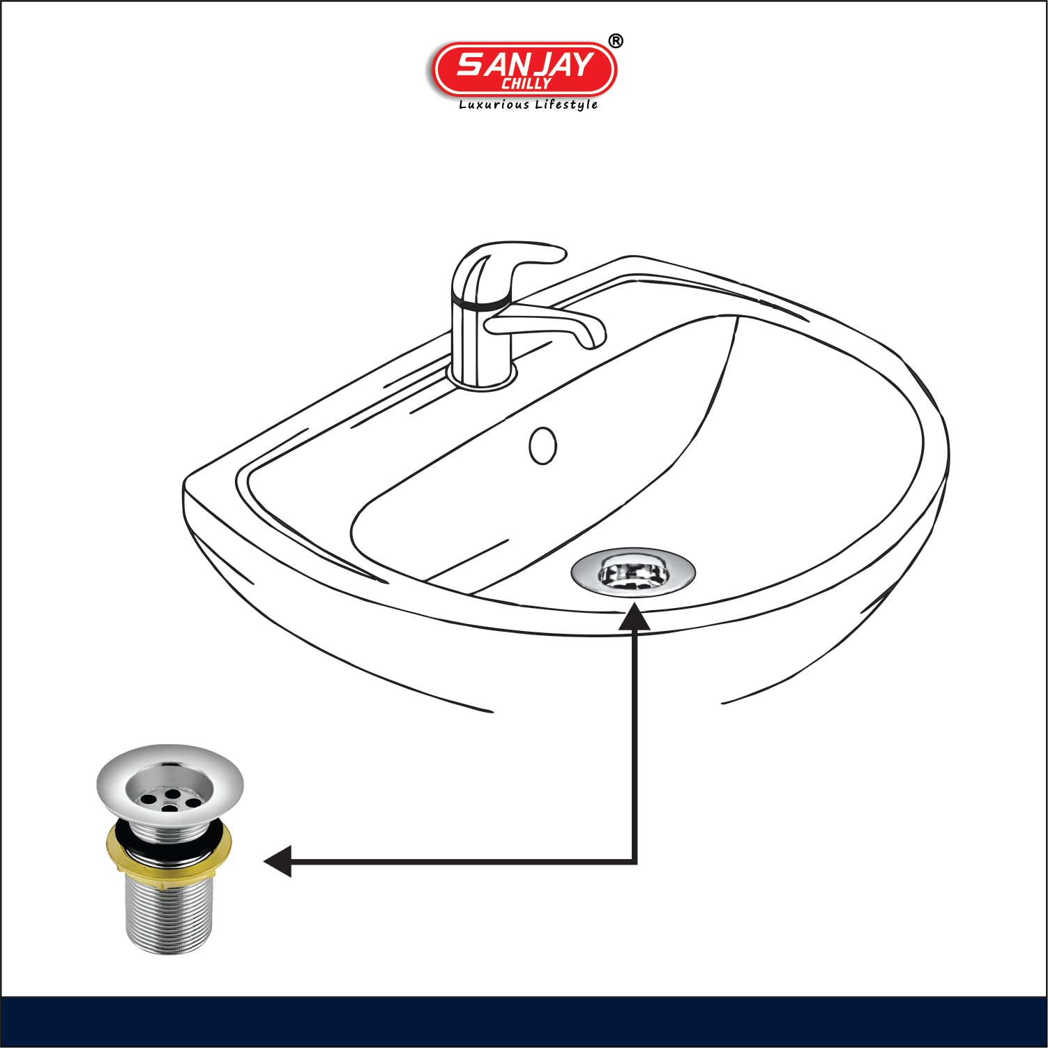 Brass Waste Coupling Full Thread