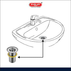 SS Waste Coupling Full Thread