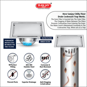 Square Clean Line Golden Series