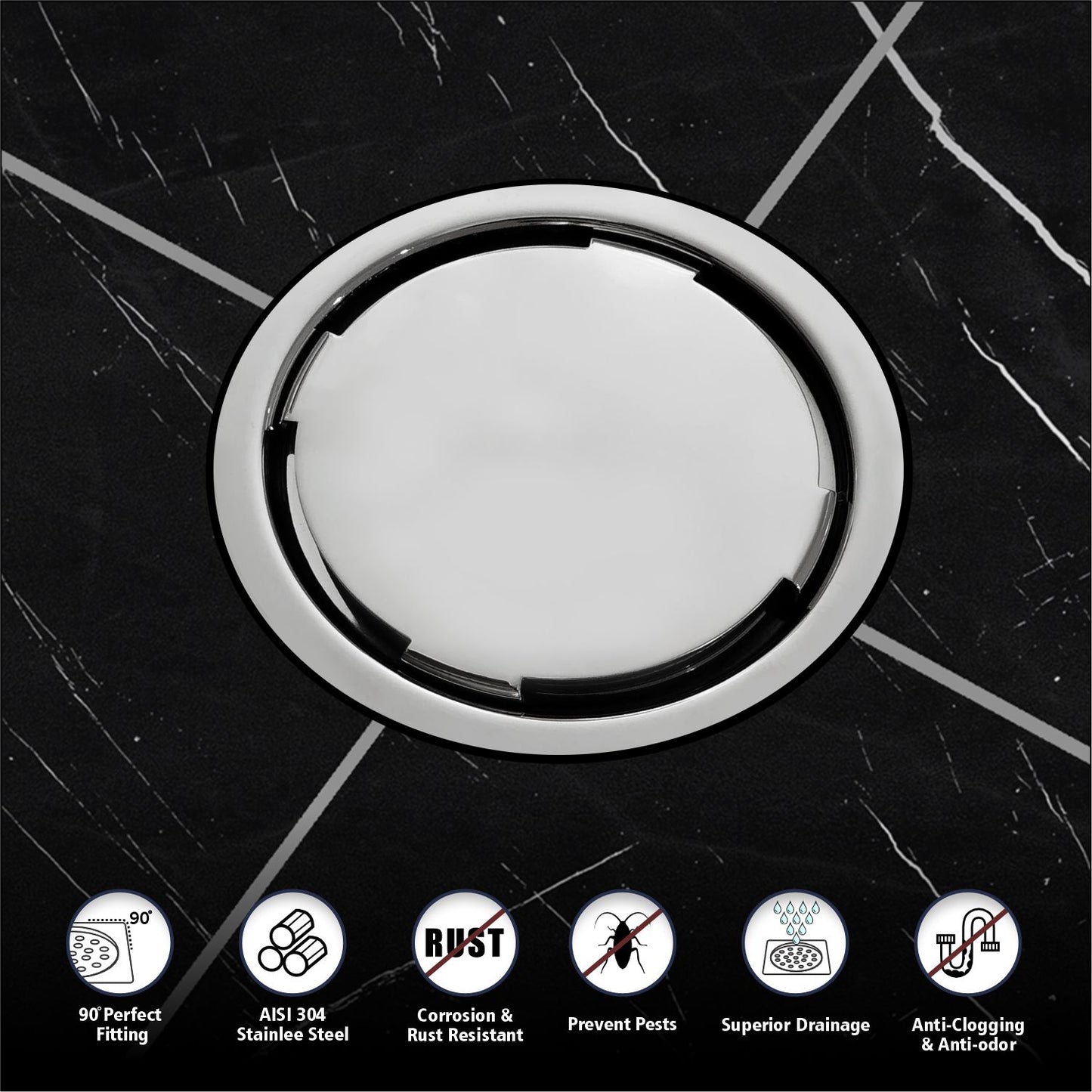 TOF Round German Drain