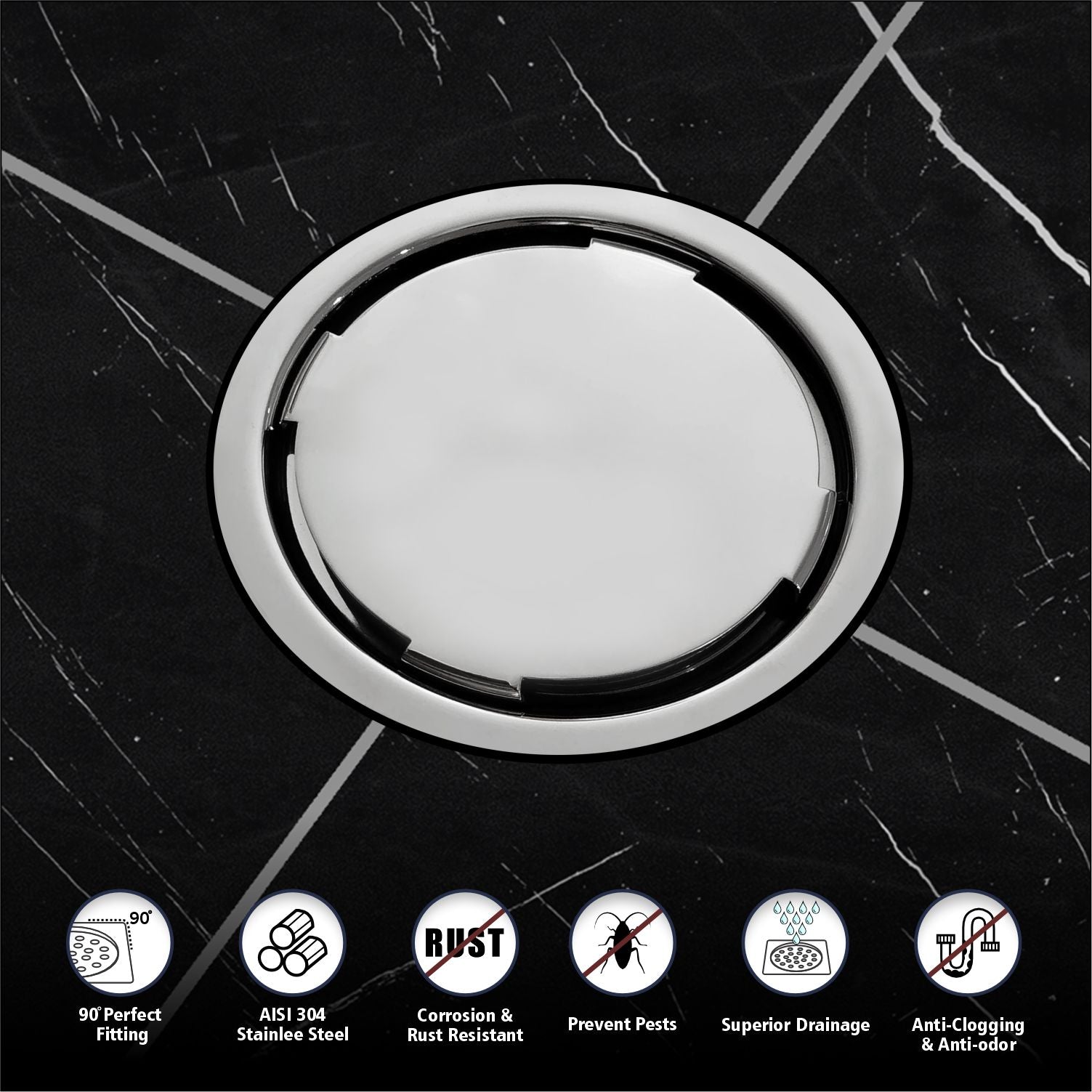 TOF Round German Drain