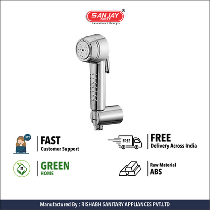 Health Faucet Luxe ABS Body Chrome Plated with brass fittings SS 304 hose 1mtr