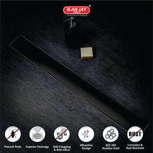 Marble Drainer Ultra Black