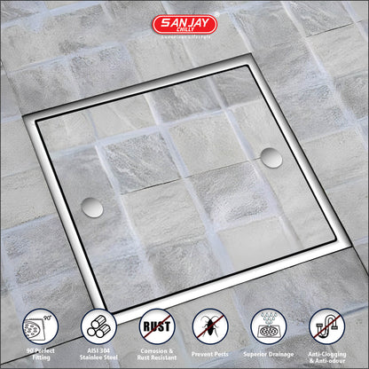 Man Hole Cover Marble Insert