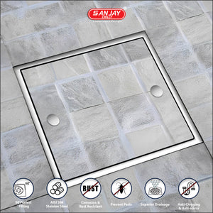 Man Hole Cover Marble Insert