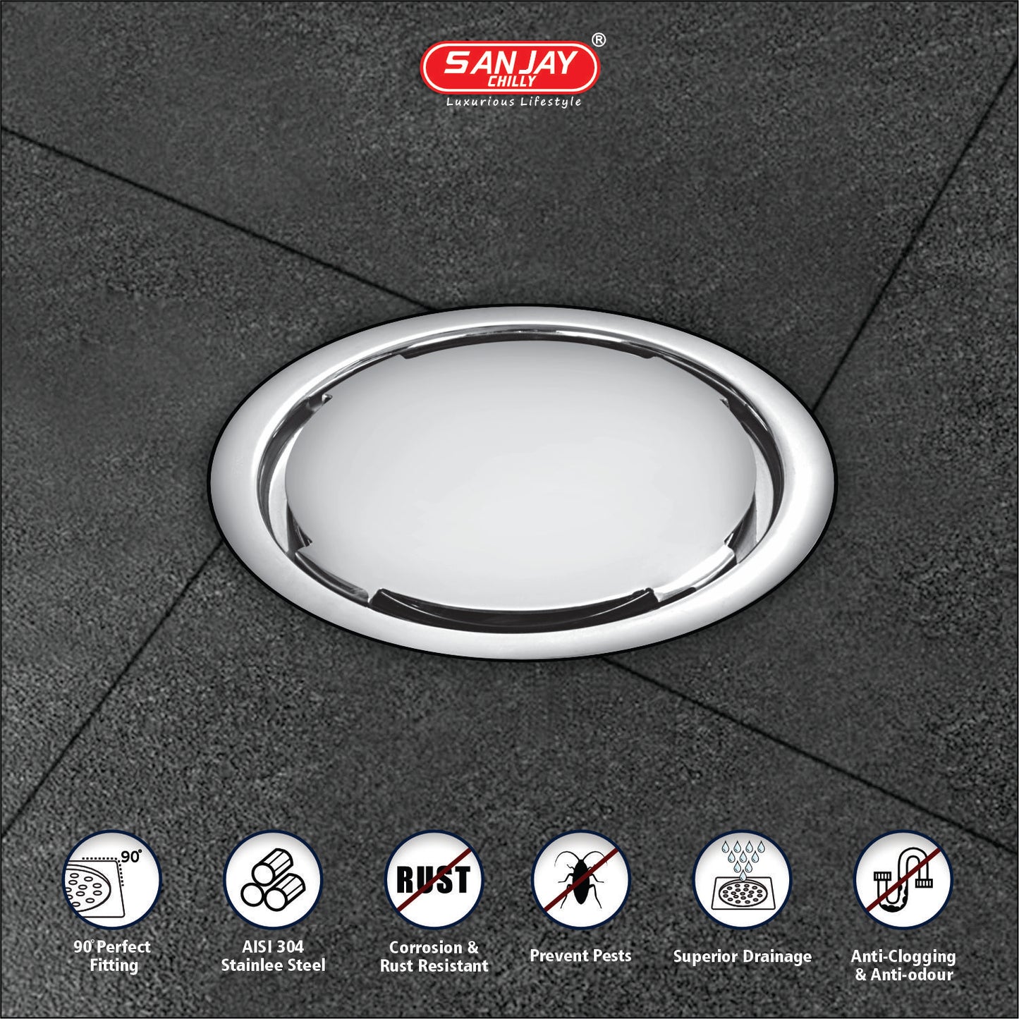 Round German Drain Lite