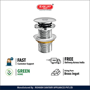 Brass Pop Up Waste Coupling