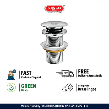 Brass Pop Up Waste Coupling