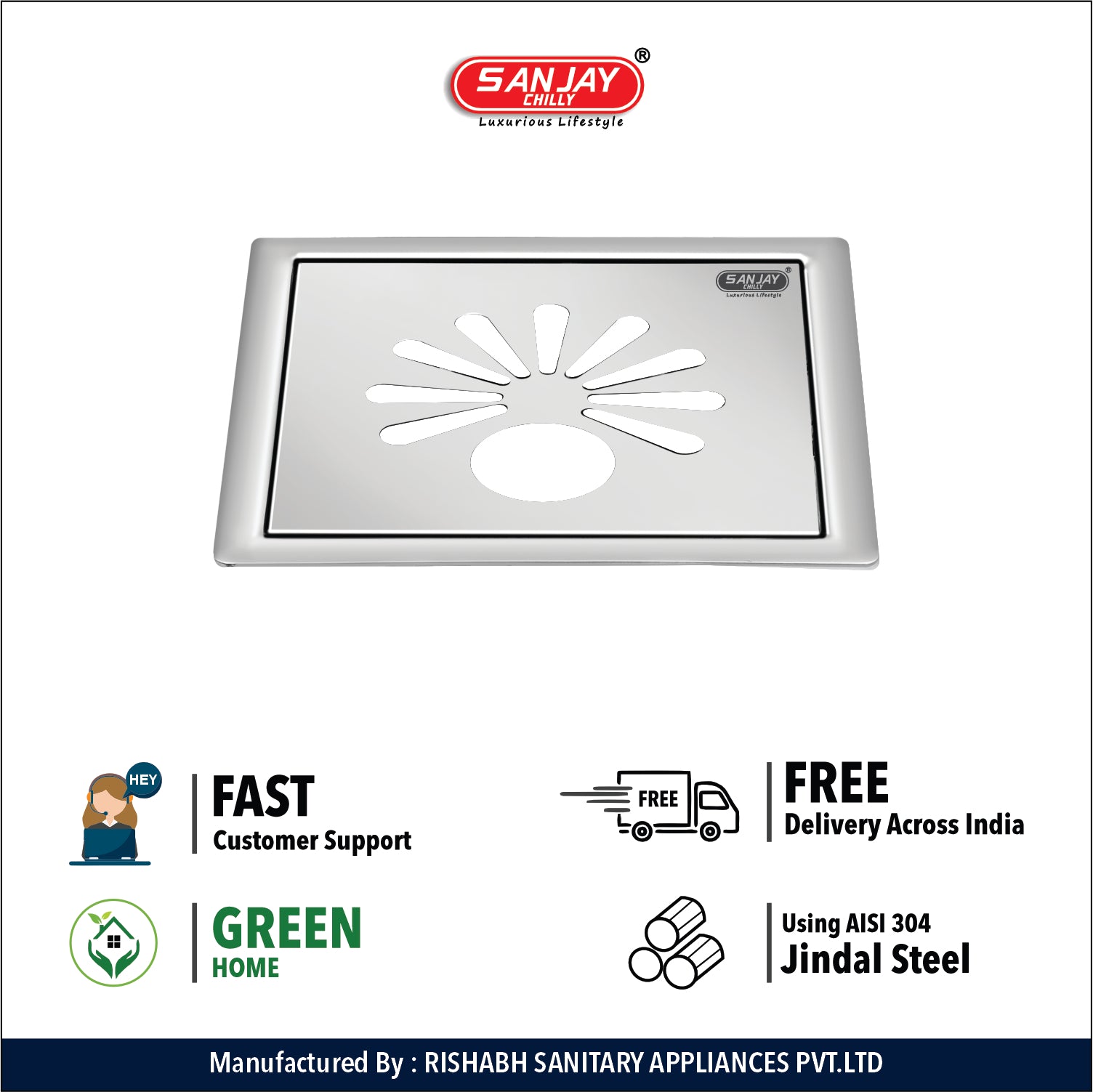 TOF Square Ezee Gypsy Golden Series