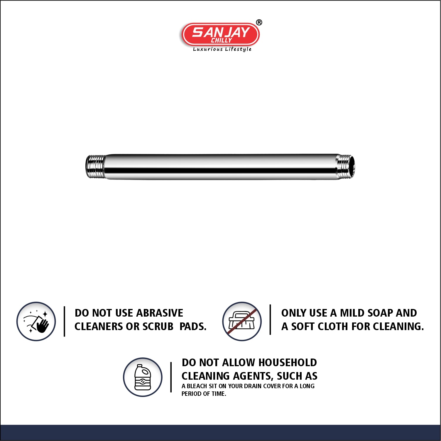 Shower Arm Round Ceiling