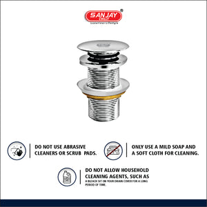 Brass Pop Up Waste Coupling