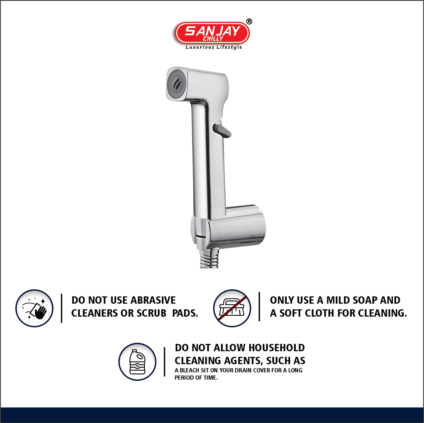 Health faucet fore ABS Body Chrome Plated With Brass Fittings SS 304 Hose 1mtr