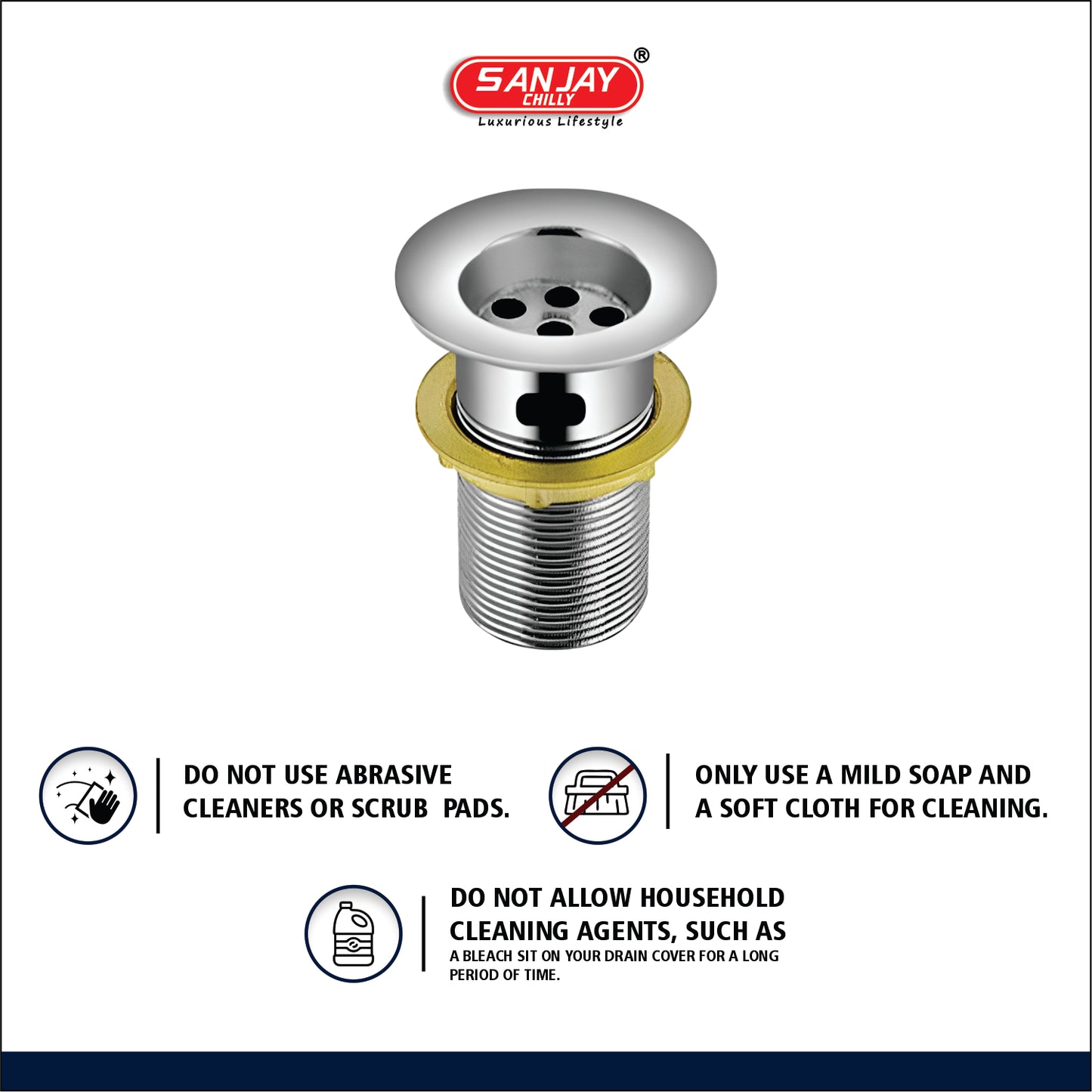 SS Waste Coupling Half Thread
