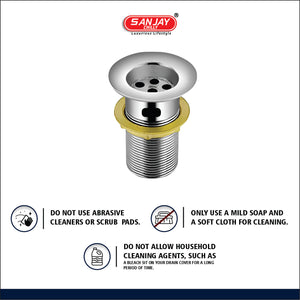 SS Waste Coupling Half Thread