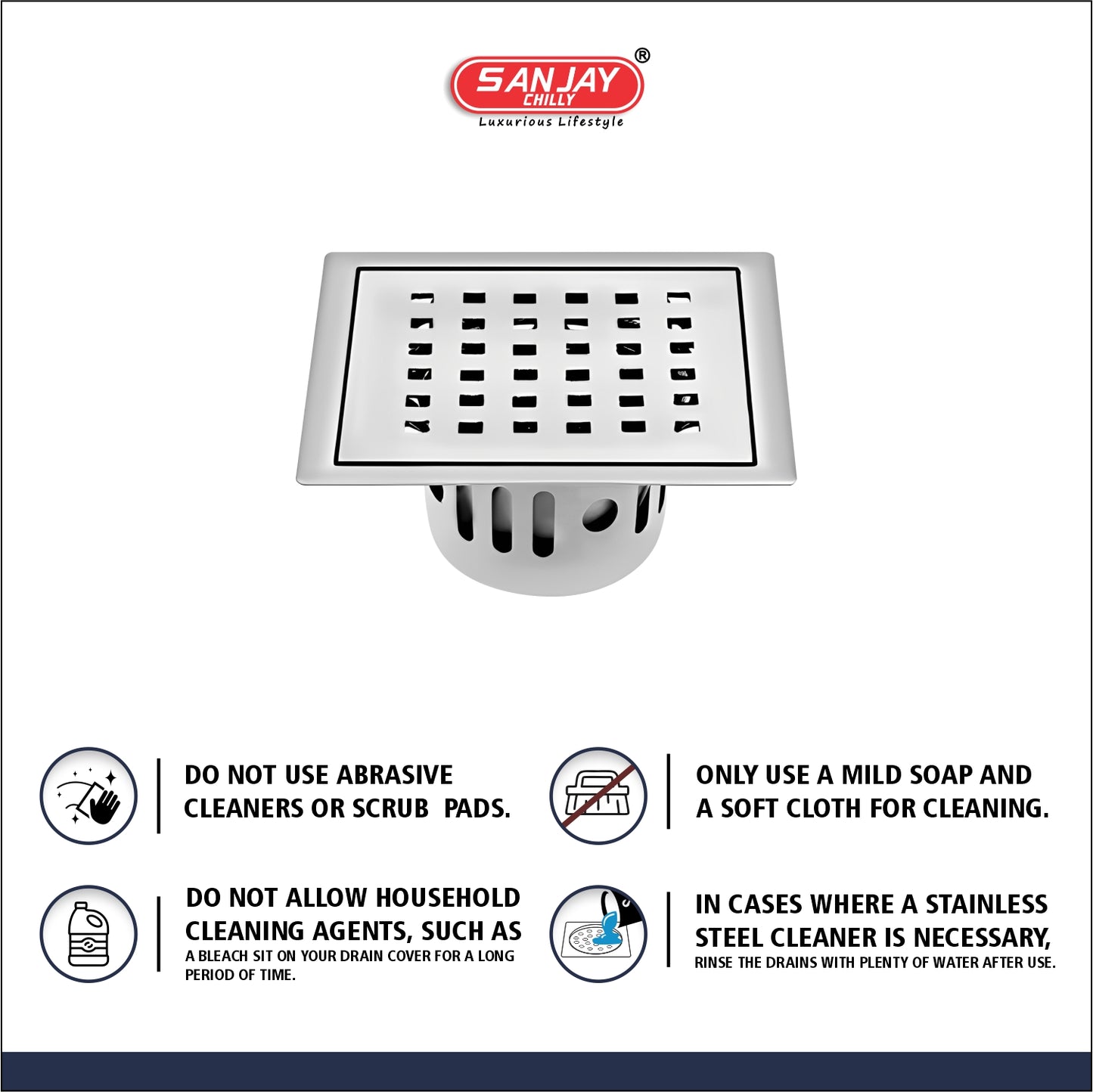 Square Zoom Ivory White