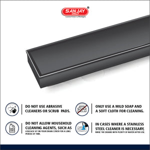 Marble Drainer Ultra Black