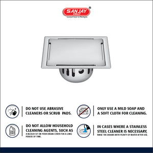 Square Clean Line Golden Series