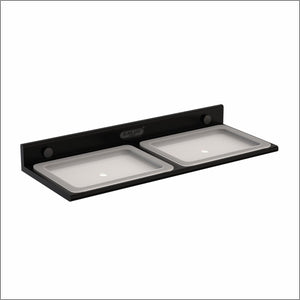 Dual Soap Dish Ultra Black