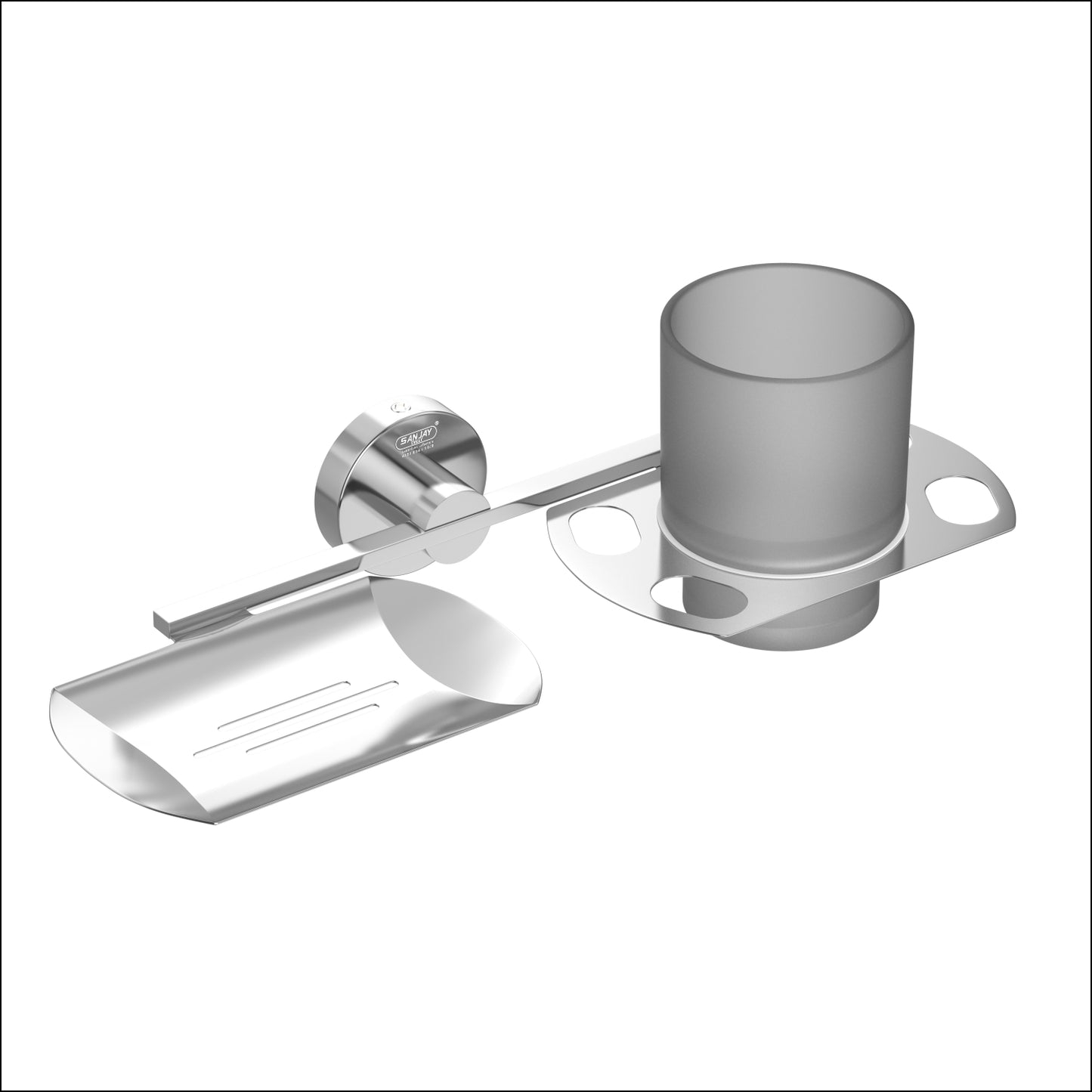 Soap Dispenser & Tumbler Holder Stello