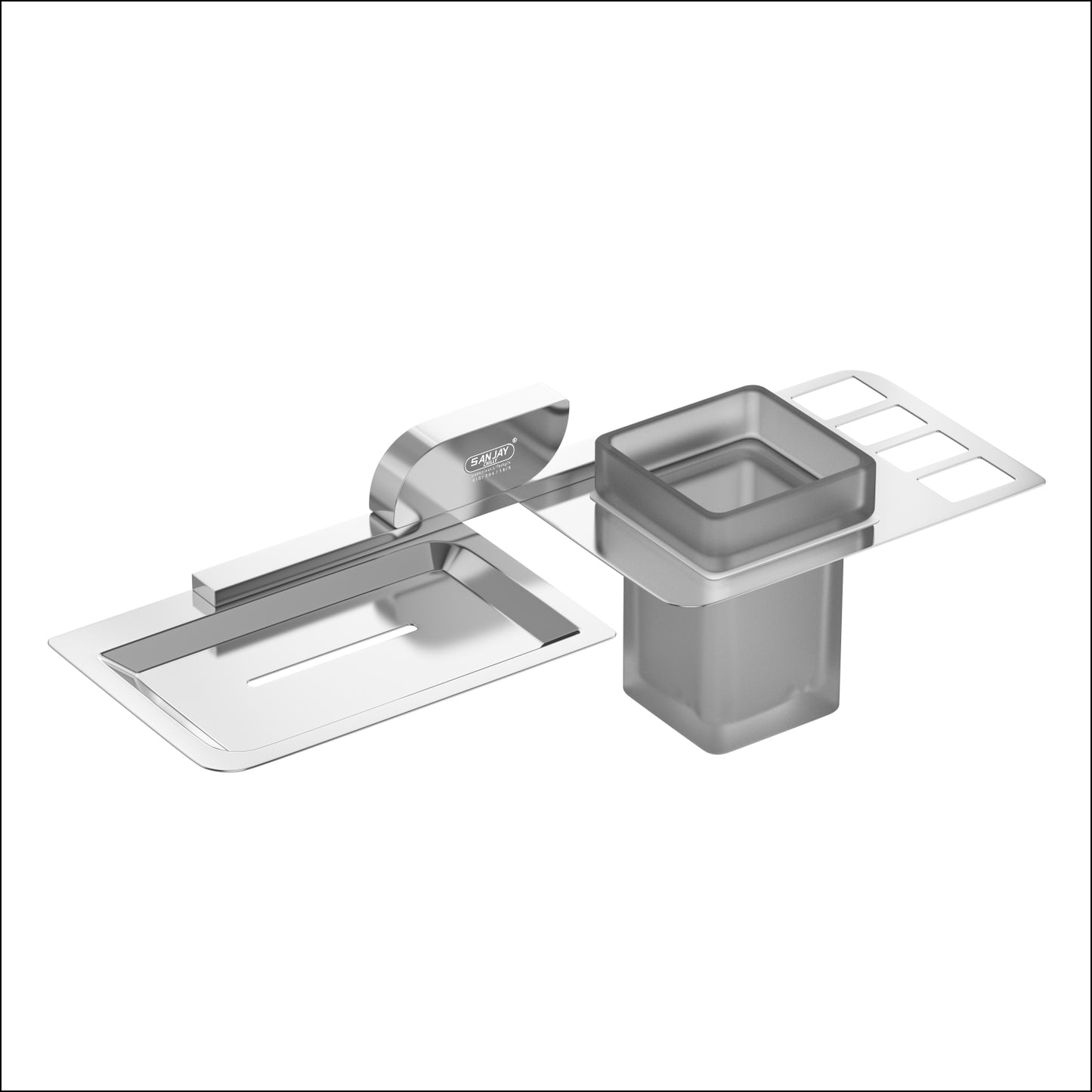 Soap Dispenser & Tumbler Holder Dual  Aristo
