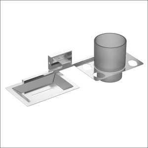 Soap Dispenser & Tumbler Holder Dual Velora