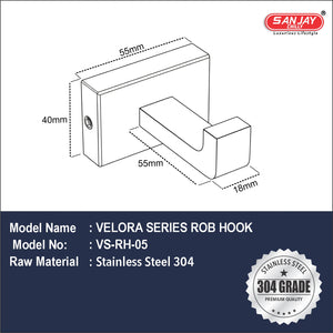 Robe Hook Velora