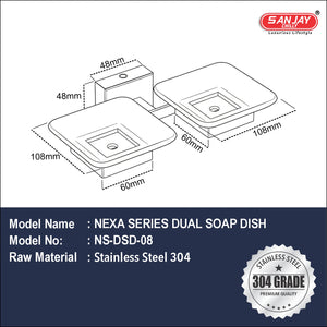 Dual Soap Dish Nexa