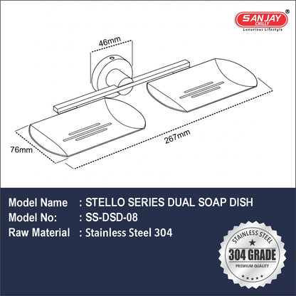 Dual Soap Dish Stello
