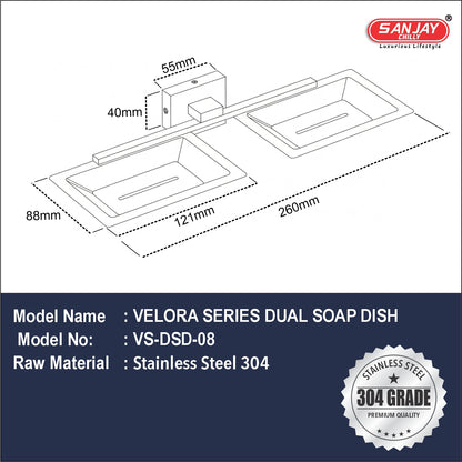 Dual Soap Dish Velora