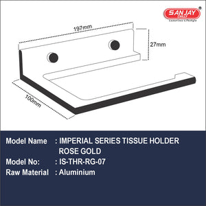 Tissue Holder Rose Gold