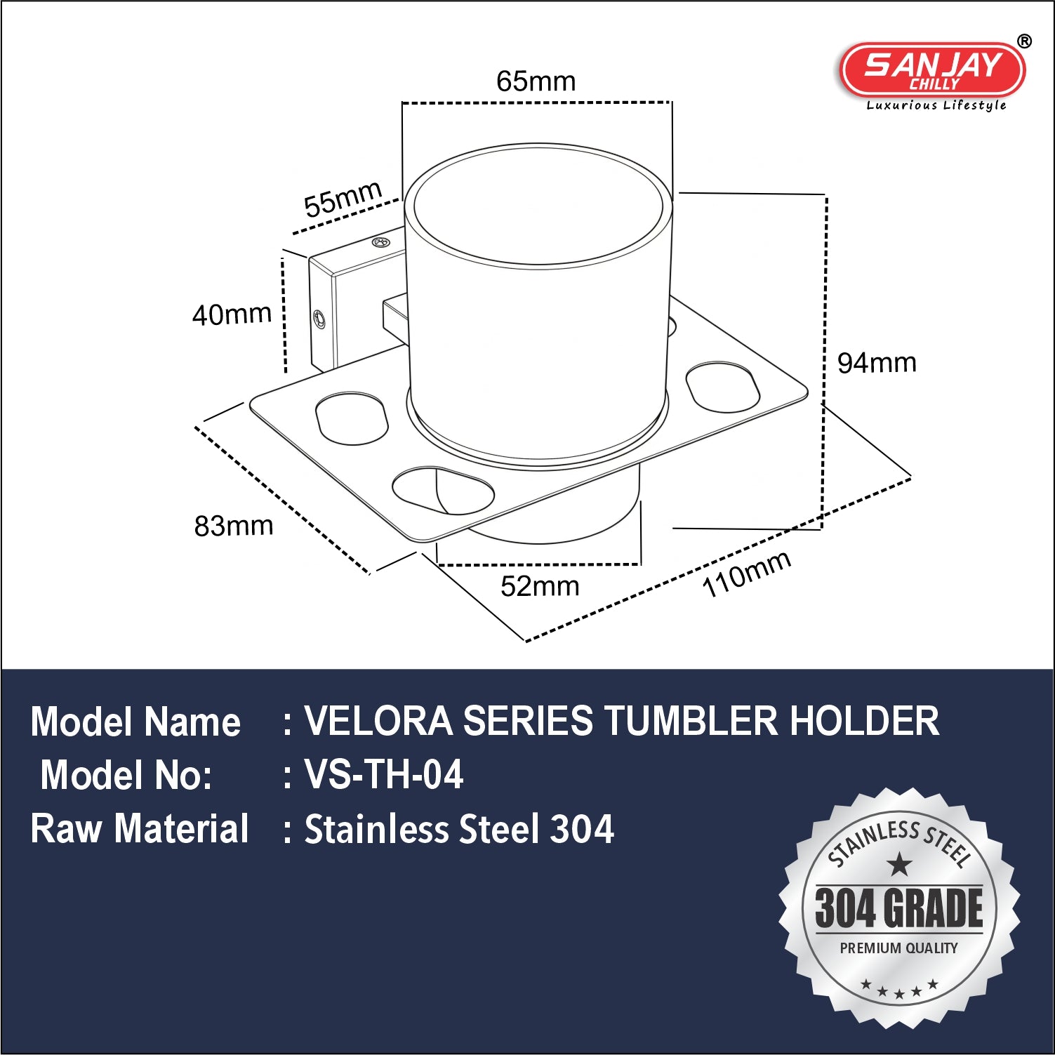Tumbler Holder Velora