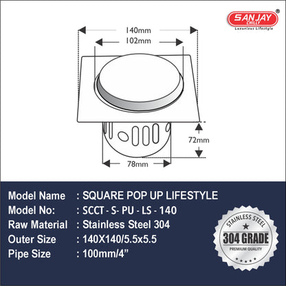 Square Pop Up Lifestyle