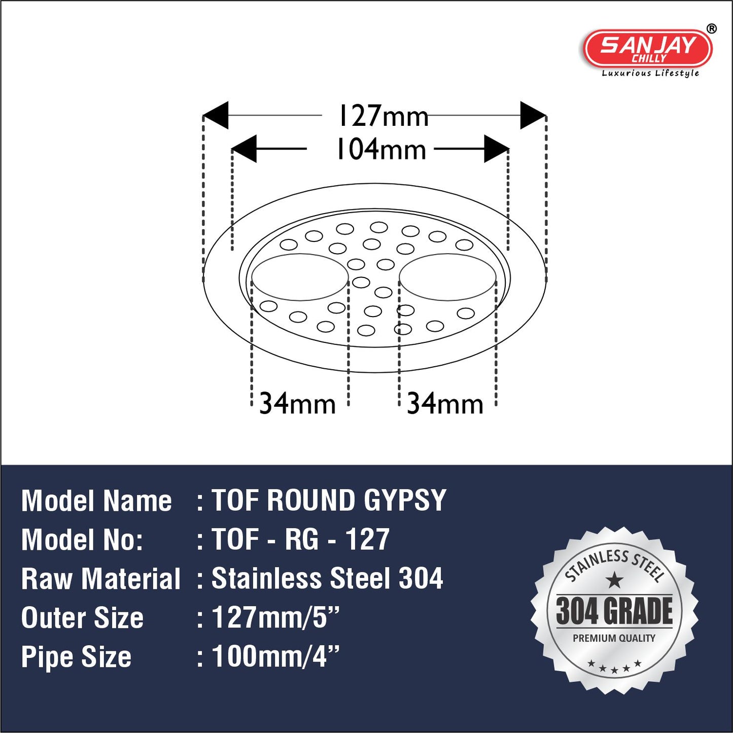 TOF Round Double Gypsy