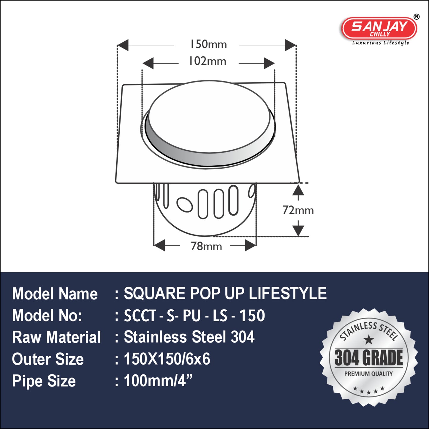 Square Pop Up Lifestyle