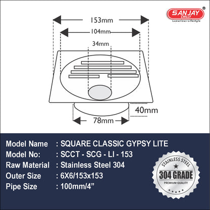 Square Classic Gypsy Lite