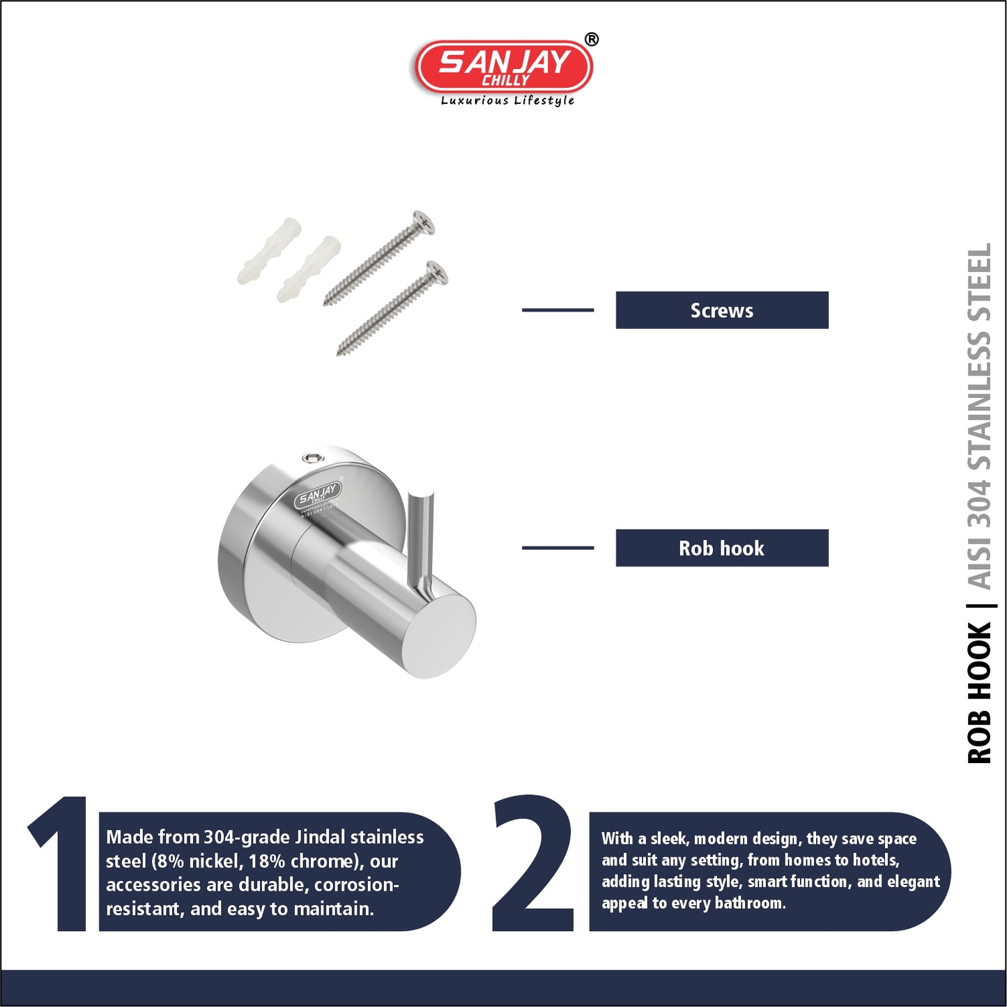 Robe Hook Stello