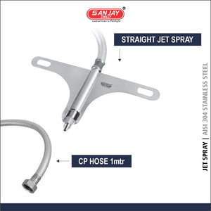 Straight Jet Spray CP Hole 1 mtr