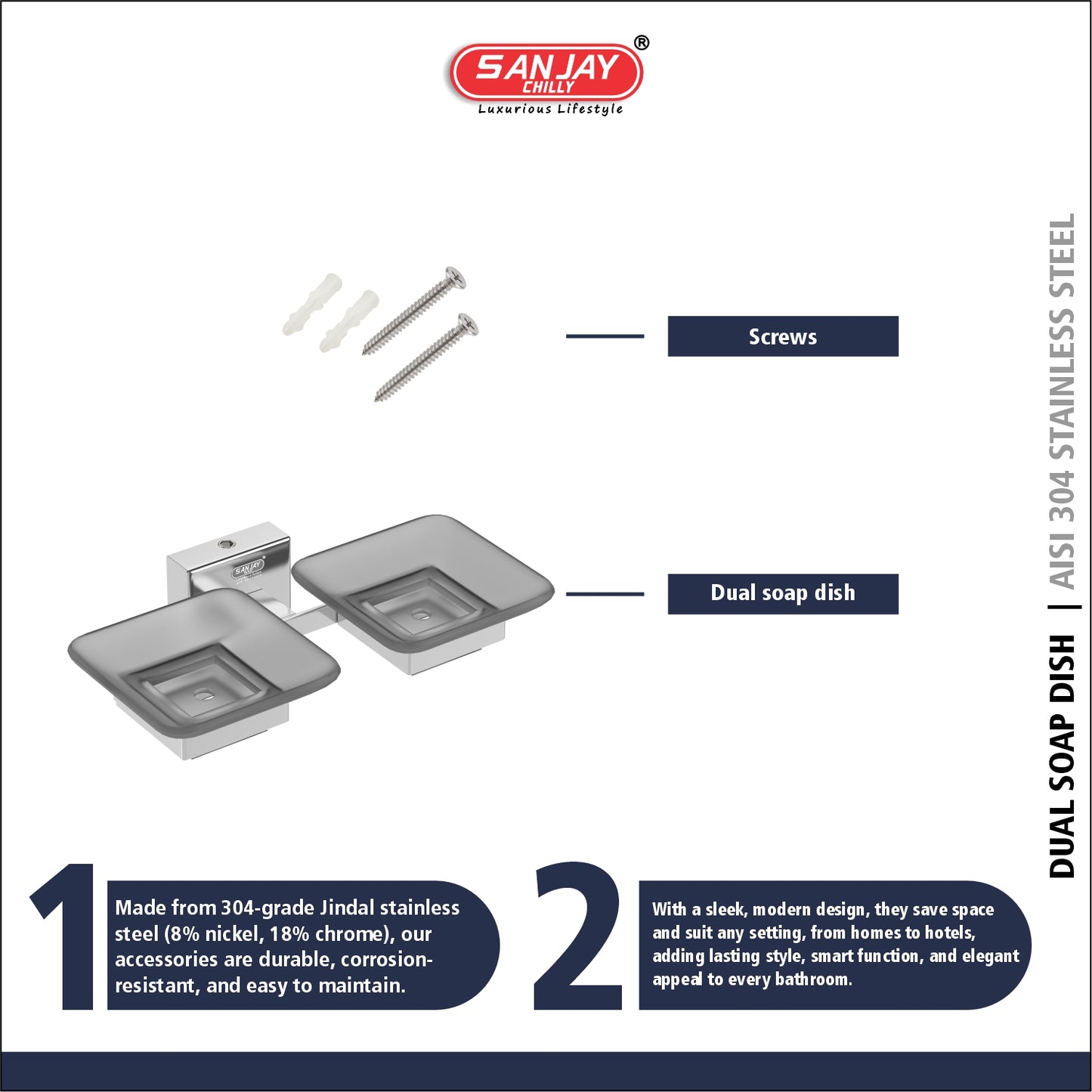 Dual Soap Dish Nexa