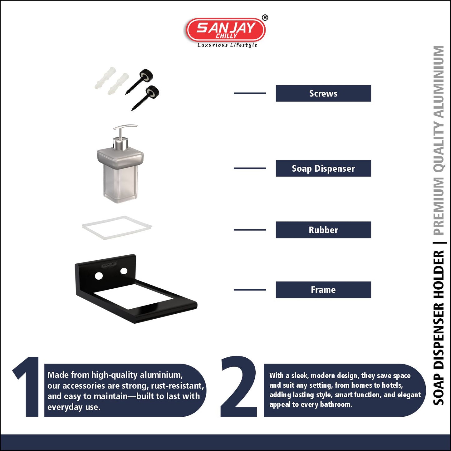 Sop Dispenser Ultra Black