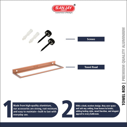Towel Rod Rose Gold