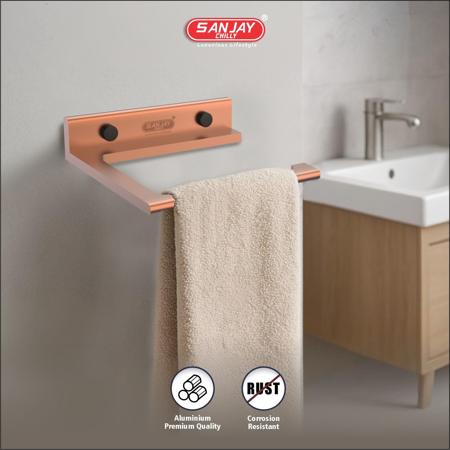 Towel Ring Rose Gold