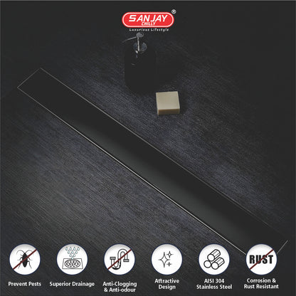 Marble Drainer Ultra Black