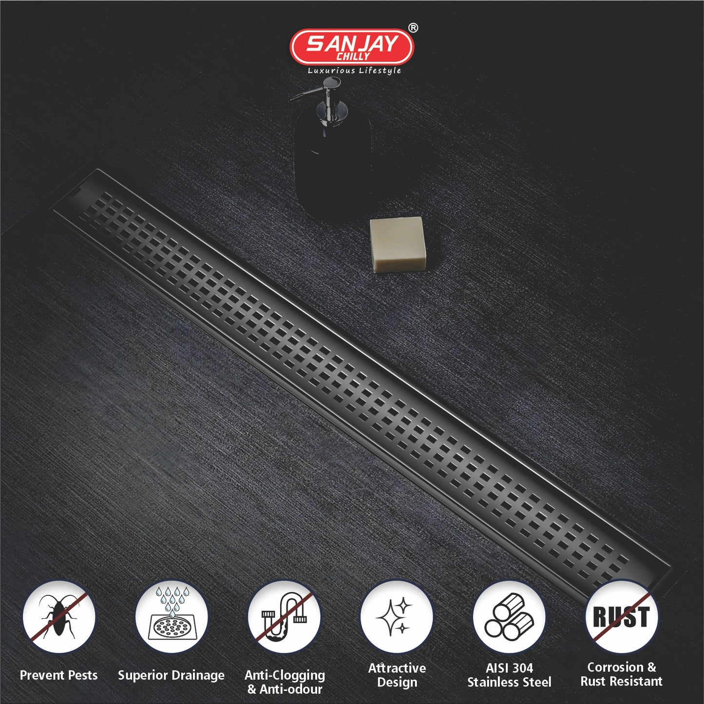 Square Ultra Black