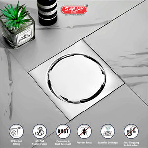 Square German Drain Lite