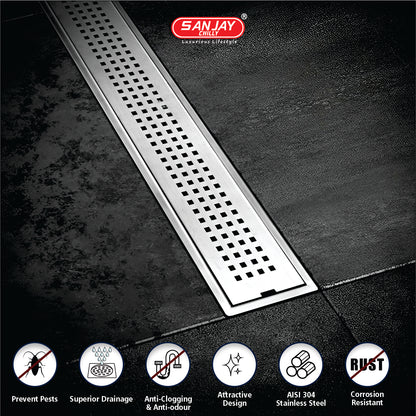 Shower Channel Square