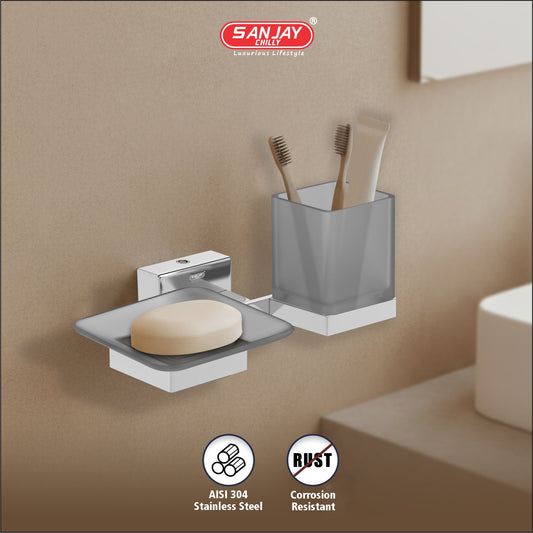 Soap Dish & Tumbler Holder Nexa