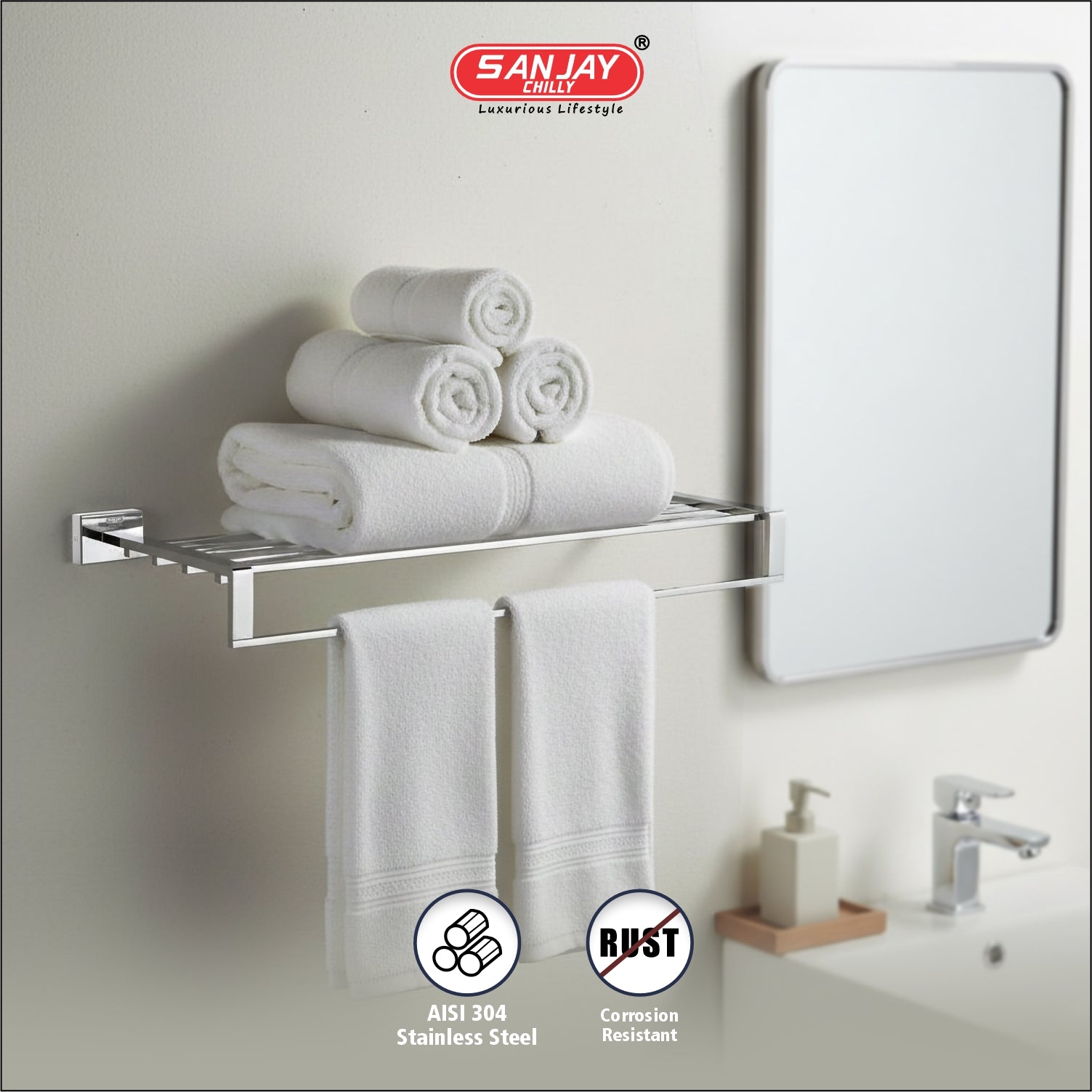 Towel Rack Velora – Sanjay Chilly