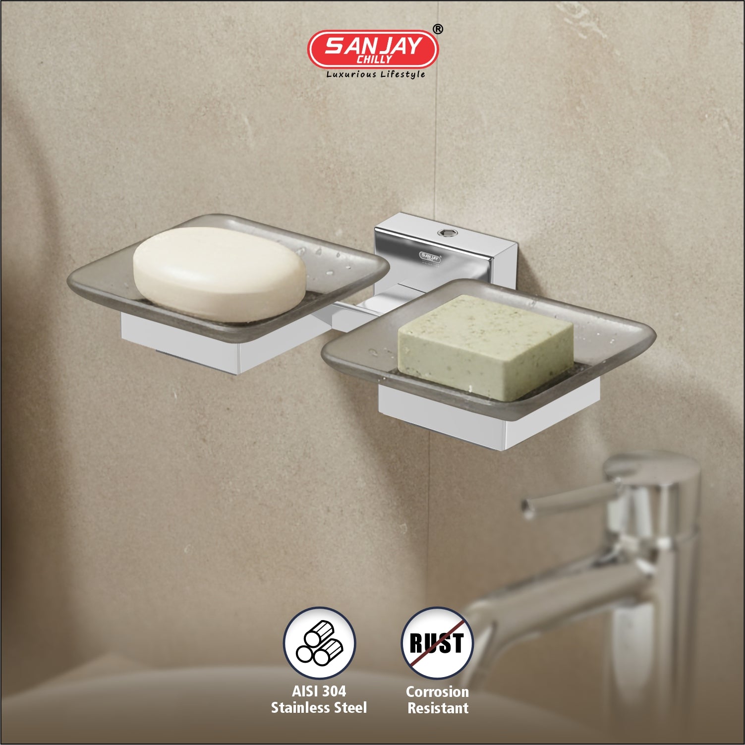 Dual Soap Dish Nexa